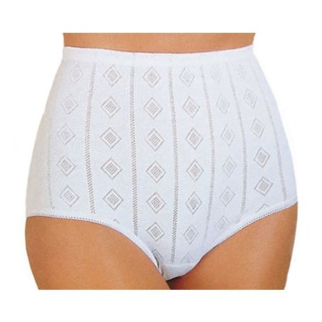 Bragas altas de mujer  clásicas con calado                            