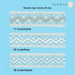 ENCAJE PERLE FINO 1879 (Metros) ENTREDOS          