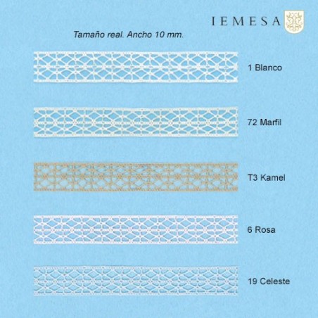 ENCAJE PERLE 2016 (Metros) ENTREDOS               