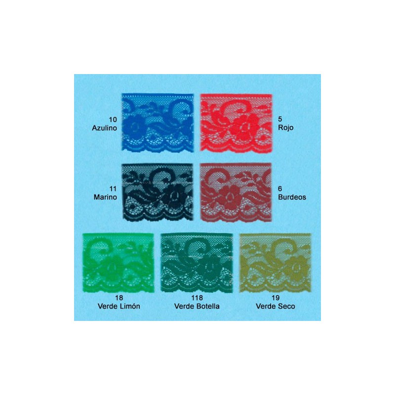 ENCAJE NYLON 1018 (Metros) 50mm                   