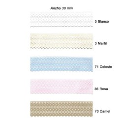 ENCAJE NYLON 72284 (Metros) 30mm                  