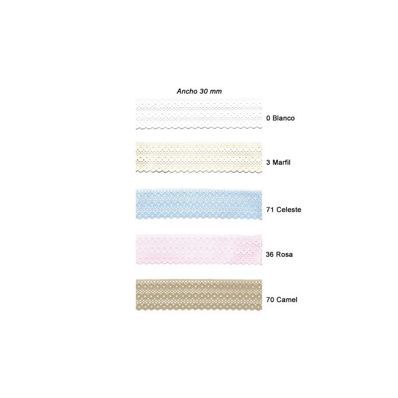 ENCAJE NYLON 72284 (Metros) 30mm                  