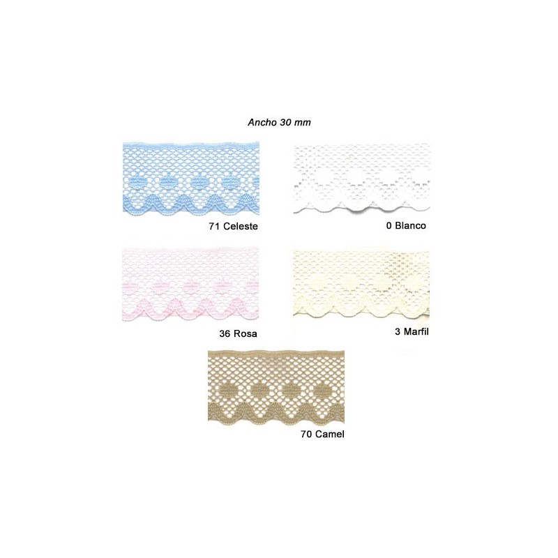 ENCAJE NYLON 72286 (Metros) 30mm                  