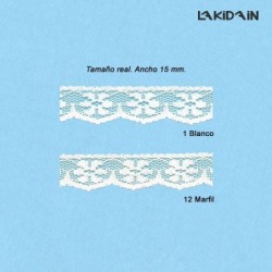 ENCAJE ALGODON 6025 (Metros) 15mm                 