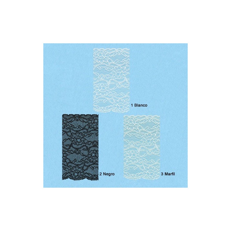 ENCAJE NYLON 1403186 (Metros)COLORES 140mm        