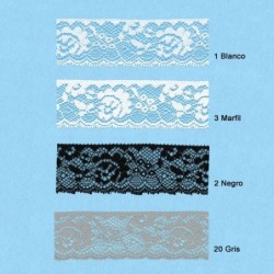 ENCAJE NYLON 1406509 (Metros)COLORES 30mm         