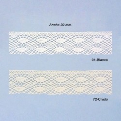 ENCAJE PERLE 2107 (Metros) 20mm                   