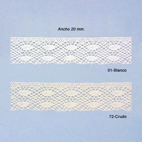 ENCAJE PERLE 2107 (Metros) 20mm                   