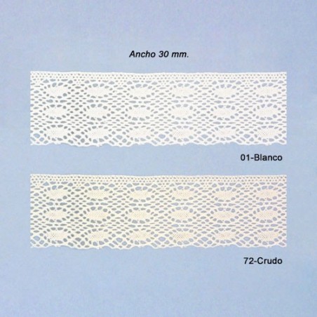 ENCAJE PERLE 2108 (Metros) 30mm                   