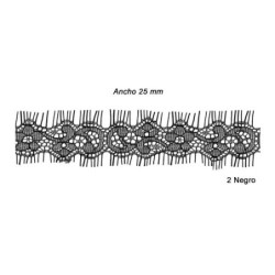 ENCAJE NYLON 725115 (Metros) 25mm                 