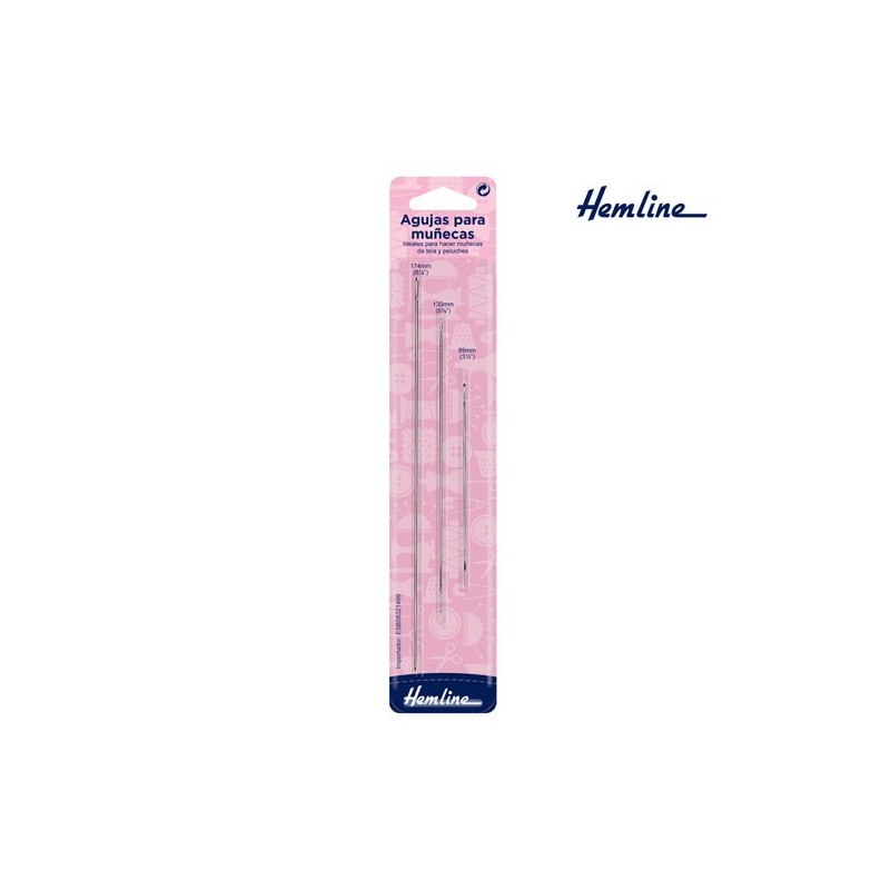 AGUJA MUÑECAS H213 (Blister 3 unidades)           