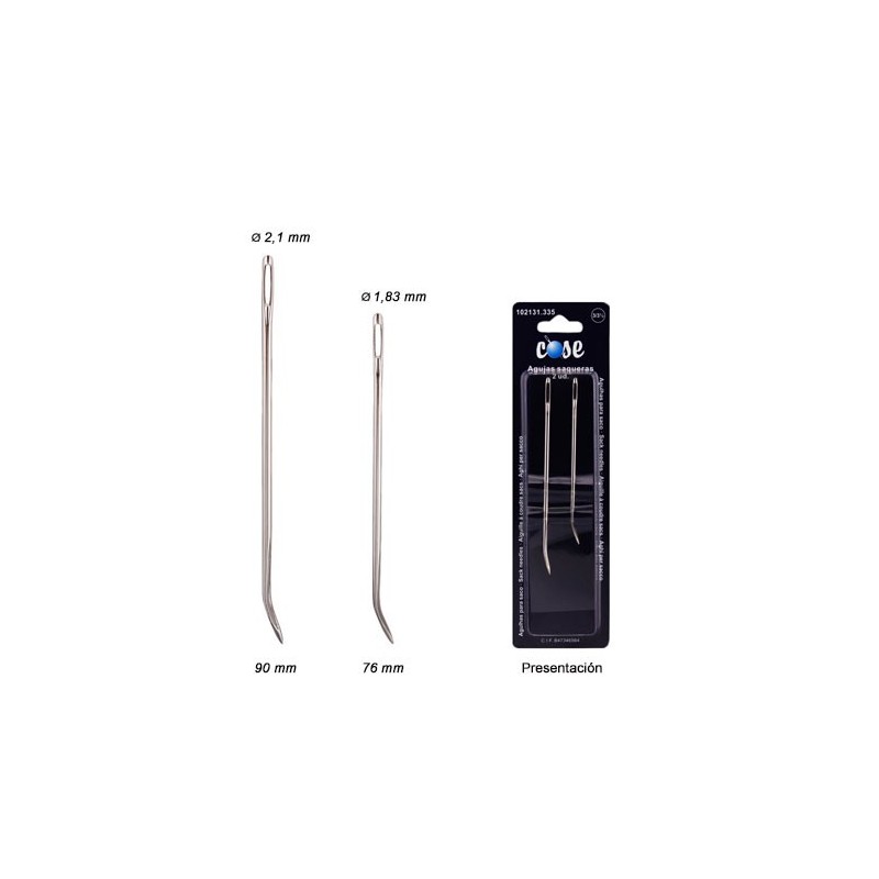AGUJA SAQUERA/COLCHON 102131 (Blister 2 uds)      
