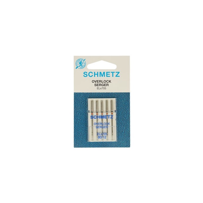 AGUJA MAQ. OVERLOCK ELX705 CF-80(B. 5 unid)       