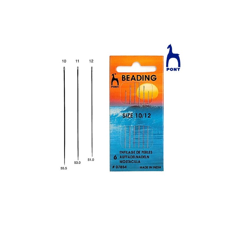 AGUJA PASAPERLAS 07854 (Blister 6 uds)            
