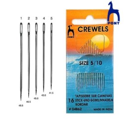 AGUJA BORDAR OJO GRANDE 04863 (Blister 12 uds)    