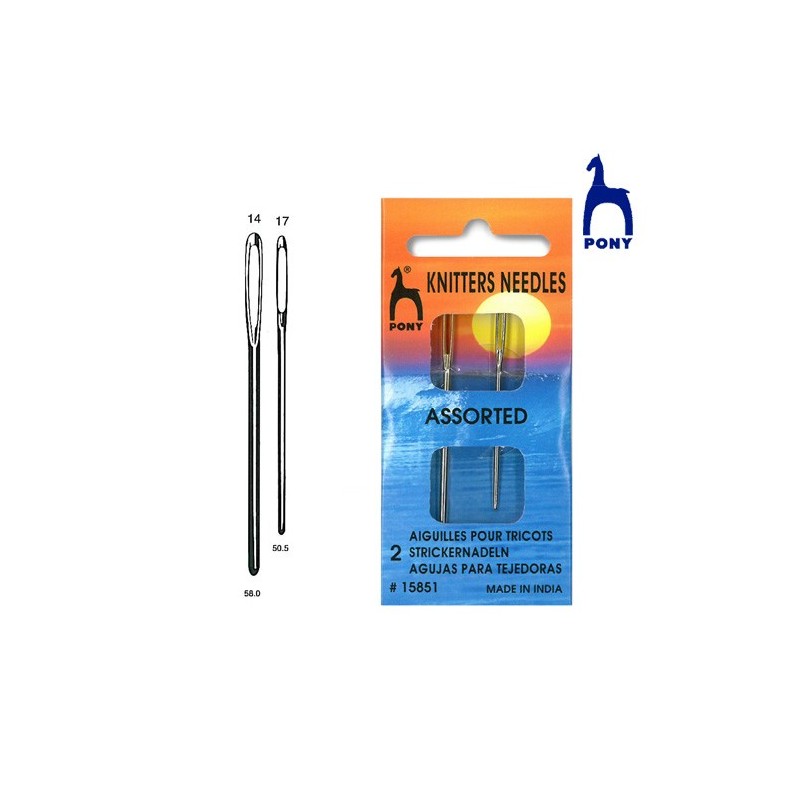AGUJA TEJEDORA S/PUNTA 15851 (Blister 2 uds)      