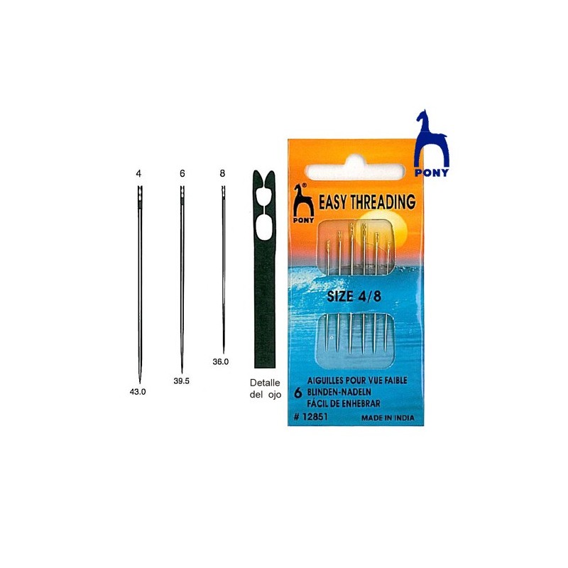 AGUJA CIEGA 12851 (Blister 6 uds)                 