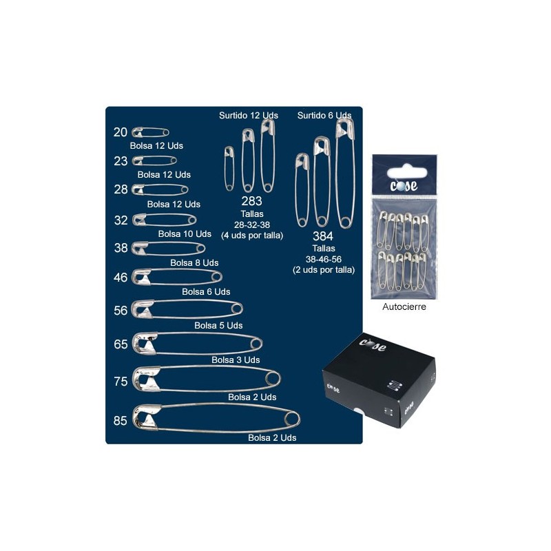 IMPERDIBLE ACERO 530500 (Blister)                 