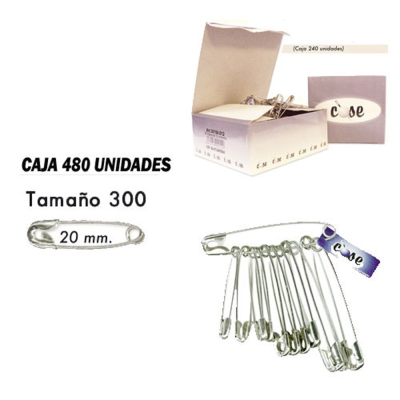 IMPERDIBLE 20mm 30154.300 (Caja 480 Udes)         