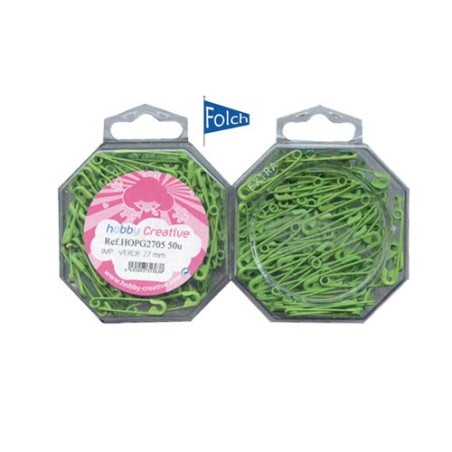 Imperdibles HOPG2705 verde nº0 c/50unid           