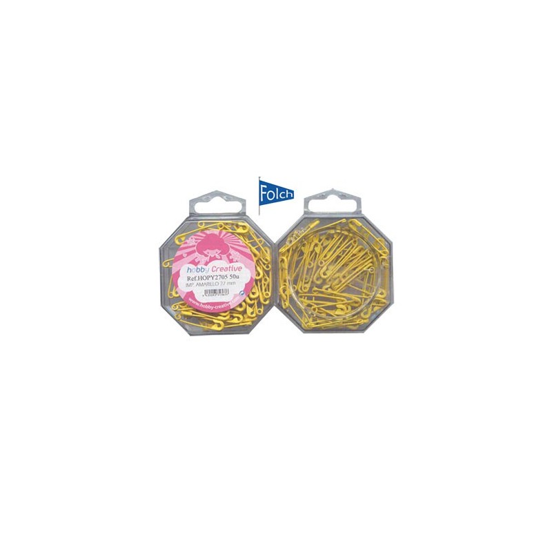 Imperdibles HOPY2705 amarillo nº0 c/50unid        
