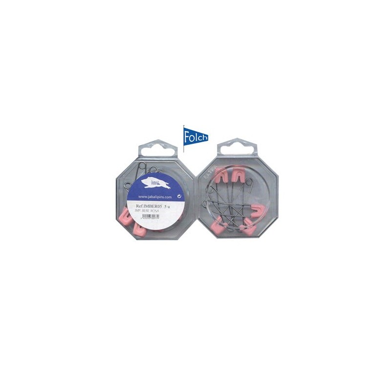 Imperdibles IMBER05 bb rosa 55mm c/5unid          