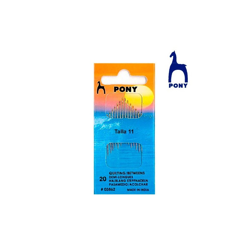 AGUJA CORTA SASTRE/PATC Nº 11 03864 (16 Uds)      