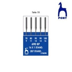 AGUJA MAQUINA-690 96064 Tª 70 (Blister 5 agujas)  