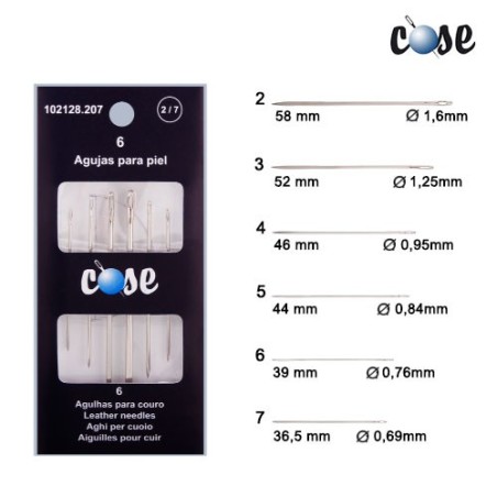 Aguja para coser                                  