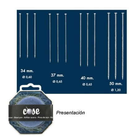 ALFILER ACERO 430190 25gr CON ACERICO (Caja)      