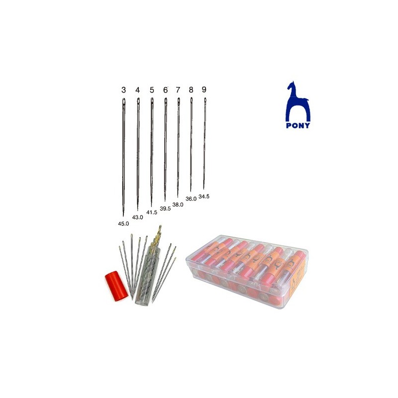 AGUJA COSER 01258 (Caja 20 tubos) 3/9             