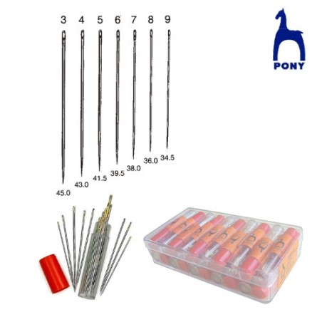 AGUJA COSER 01258 (Caja 20 tubos) 3/9             