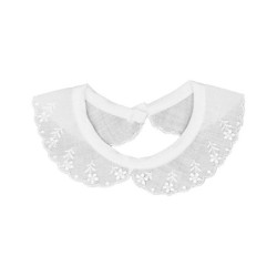 Cuello Bordado Cierre Boton Perla | Env?os 24h | Mercys               