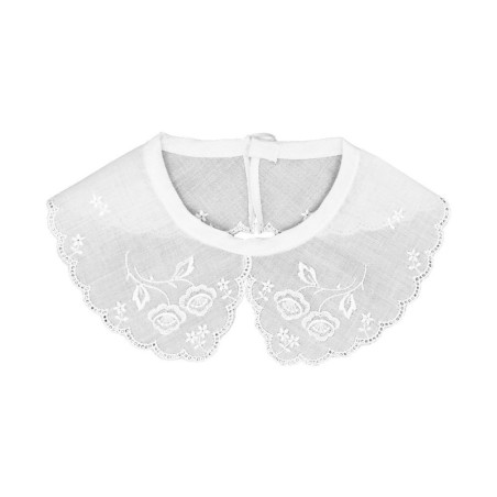 Cuello Bordado Cierre Boton Perla | Env?os 24h | Mercys               